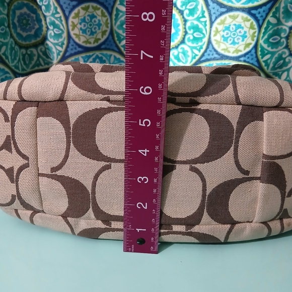 Coach Shoulder Bag - Kristin with Signature Monogram - Picture 8 of 13